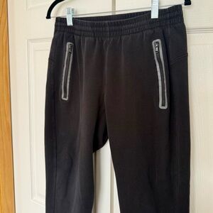 Old Navy Black Men's Jogger Sweatpants with Zippered Pockets